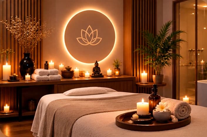 Premium spa amenities and botanicals